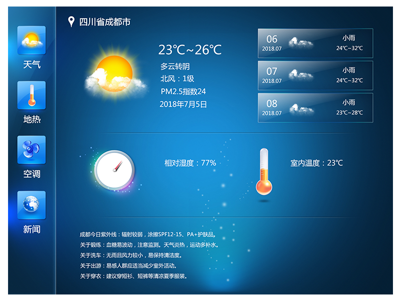 天气